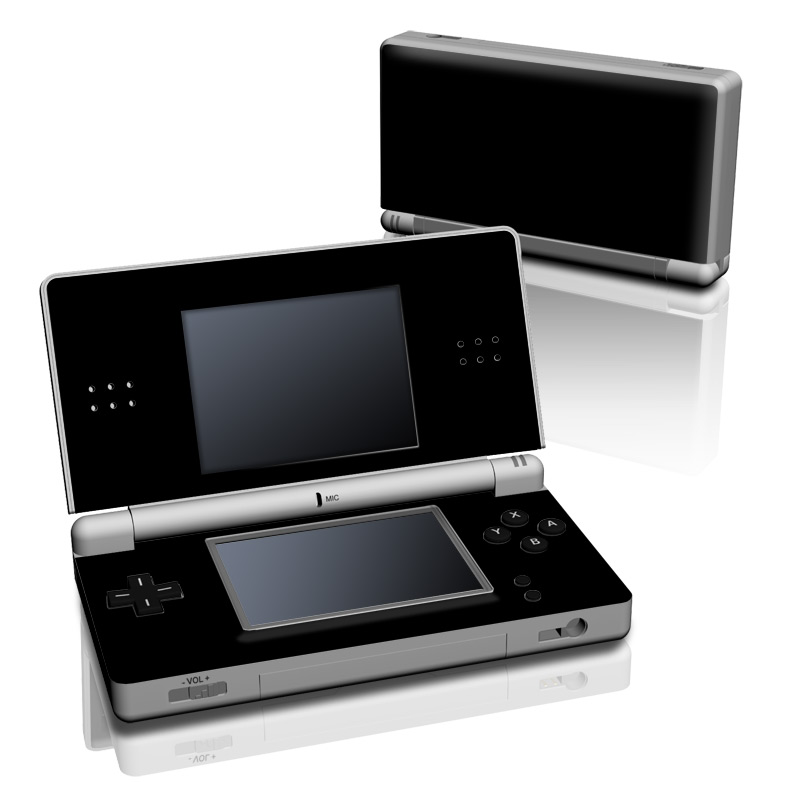 DS Lite Skin - Solid State Black (Image 1)
