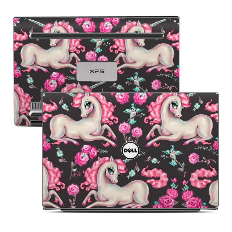 Dell XPS 13 (9343) Skin - Unicorns and Roses (Image 1)