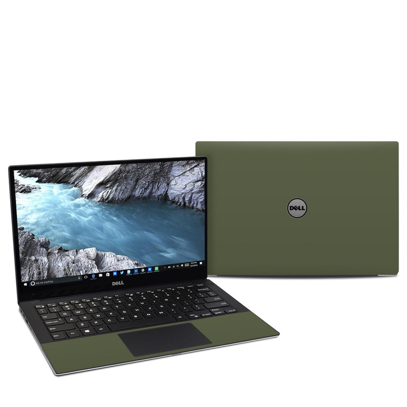 Dell XPS 13 (9370) Skin - Solid State Olive Drab (Image 1)