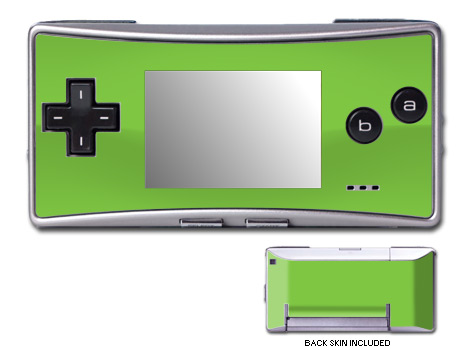 GameBoy Micro Skin - Solid State Lime