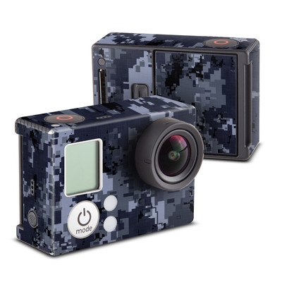 GoPro Hero3 Skin - Digital Navy Camo