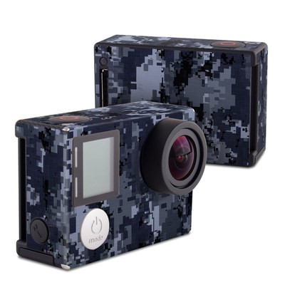GoPro Hero4 Black Skin - Digital Navy Camo