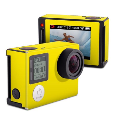 GoPro Hero4 Silver Skin - Solid State Yellow