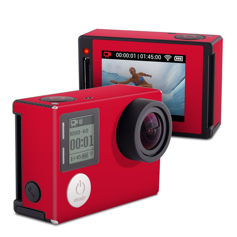 GoPro Hero4 Silver Skin - Solid State Red (Image 1)