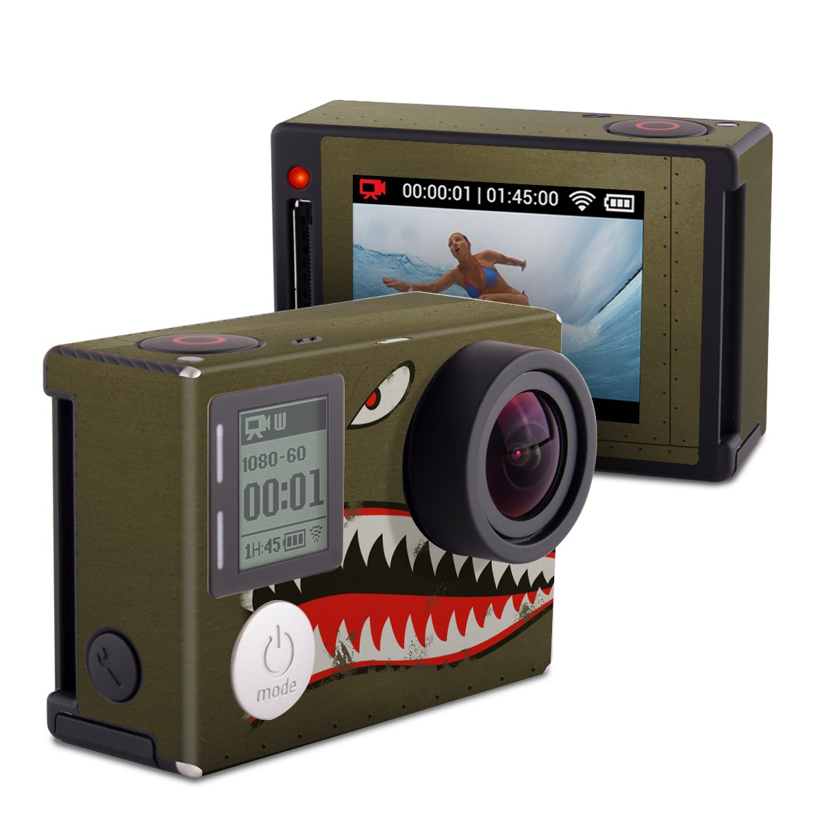 GoPro Hero4 Silver Skin - USAF Shark (Image 1)