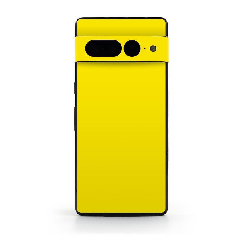 Google Pixel 7 Pro Skin - Solid State Yellow (Image 1)