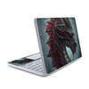 HP Chromebook 11 Skin - Black Dragon