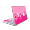 HP Chromebook 11 Skin - Retro Pink Flowers (Image 1)