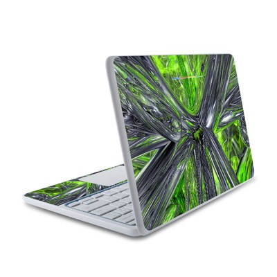 HP Chromebook 11 Skin - Emerald Abstract