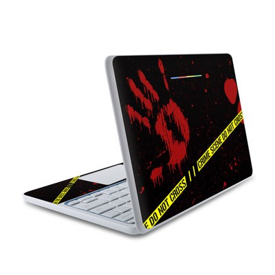 HP Chromebook 11 Skin - Crime Scene