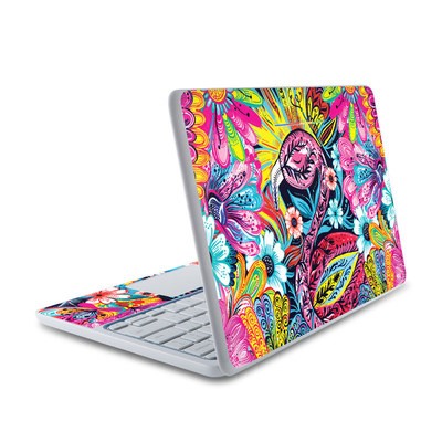 HP Chromebook 11 Skin - Flashy Flamingo