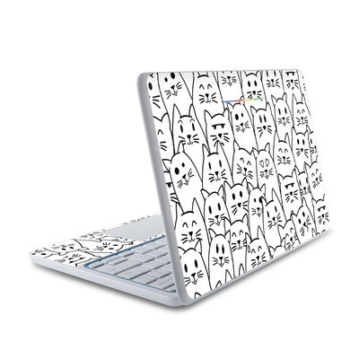 HP Chromebook 11 Skin - Moody Cats