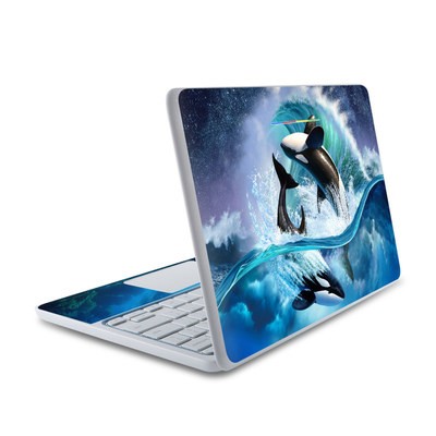 HP Chromebook 11 Skin - Orca Wave