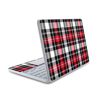HP Chromebook 11 Skin - Red Plaid