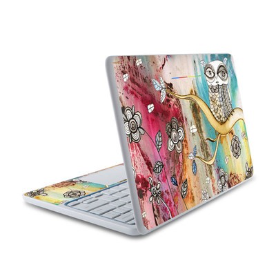 HP Chromebook 11 Skin - Surreal Owl
