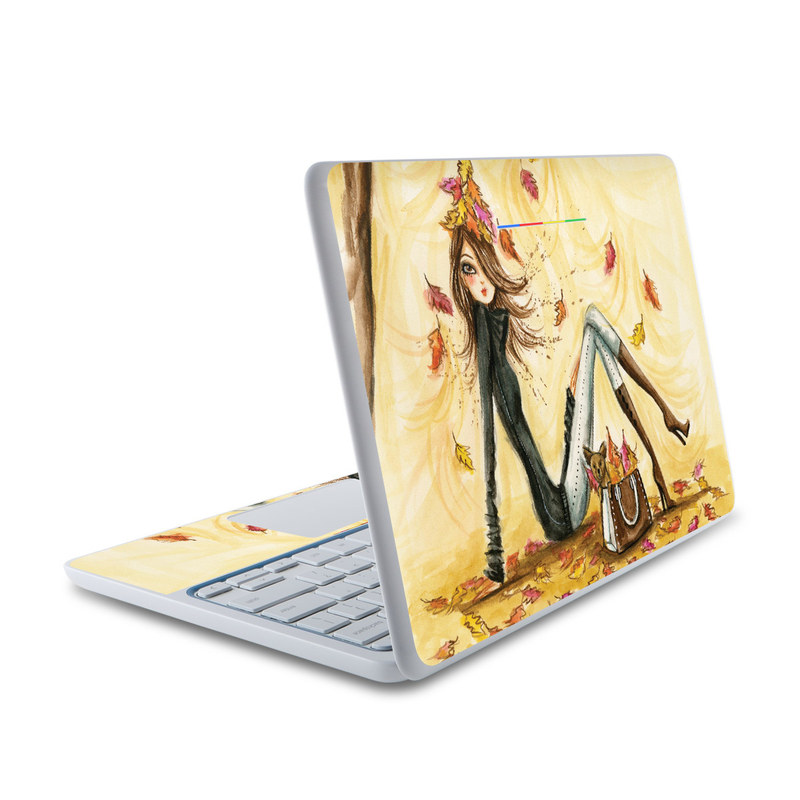 HP Chromebook 11 Skin - Autumn Leaves (Image 1)