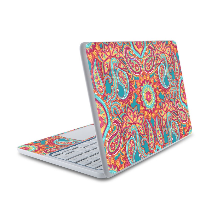 HP Chromebook 11 Skin - Carnival Paisley (Image 1)