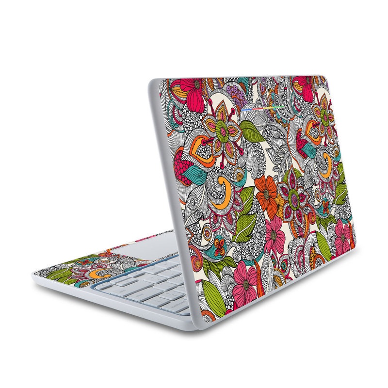 HP Chromebook 11 Skin - Doodles Color (Image 1)