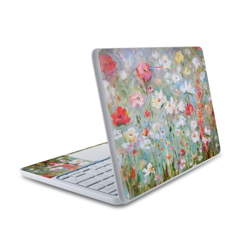 HP Chromebook 11 Skin - Flower Blooms (Image 1)