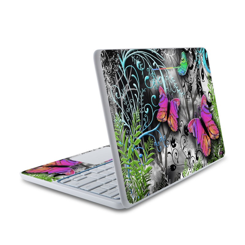 HP Chromebook 11 Skin - Goth Forest (Image 1)