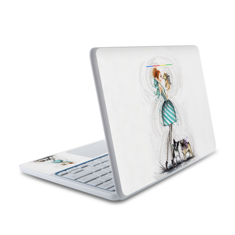 HP Chromebook 11 Skin - A Kiss for Dot (Image 1)