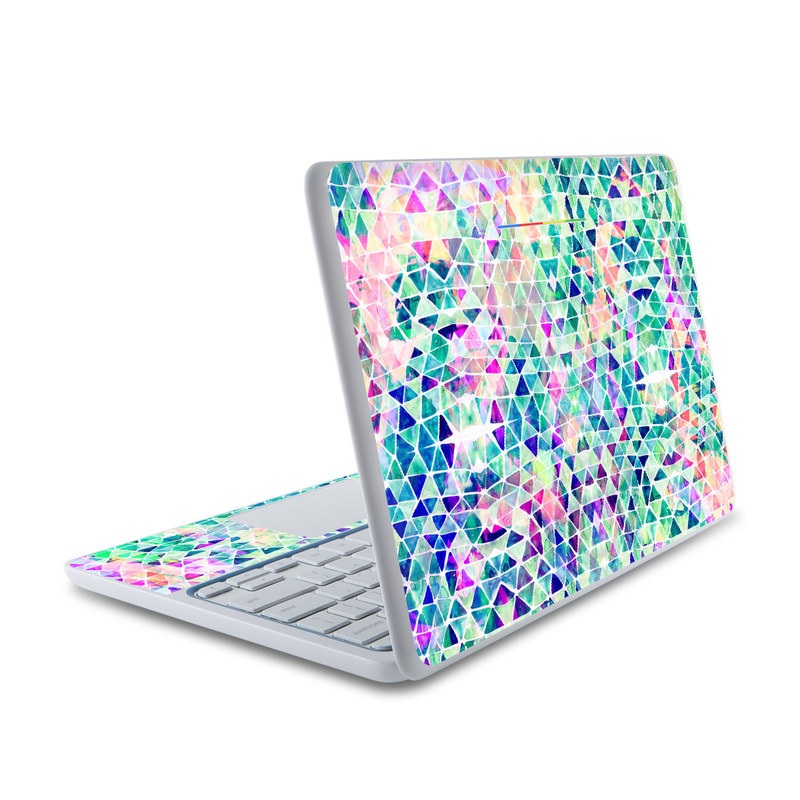 HP Chromebook 11 Skin - Pastel Triangle (Image 1)