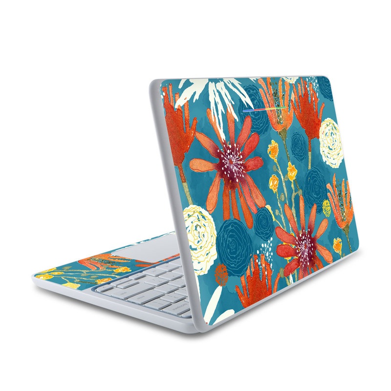 HP Chromebook 11 Skin - Sunbaked Blooms (Image 1)