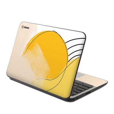 HP Chromebook 11 G4 Skin - Abstract Yellow