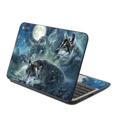 HP Chromebook 11 G4 Skin - Bark At The Moon