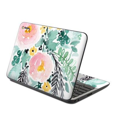 HP Chromebook 11 G4 Skin - Blushed Flowers