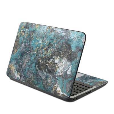 HP Chromebook 11 G4 Skin - Gilded Glacier Marble