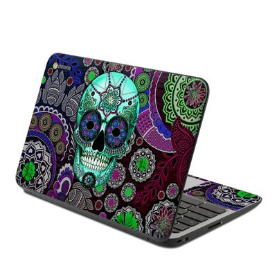 HP Chromebook 11 G4 Skin - Sugar Skull Sombrero