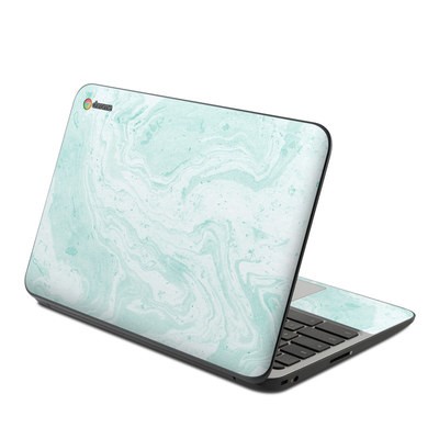 HP Chromebook 11 G4 Skin - Winter Green Marble