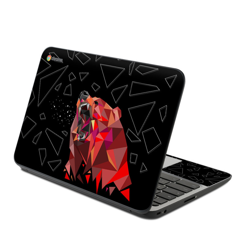 HP Chromebook 11 G4 Skin - Bears Hate Math (Image 1)