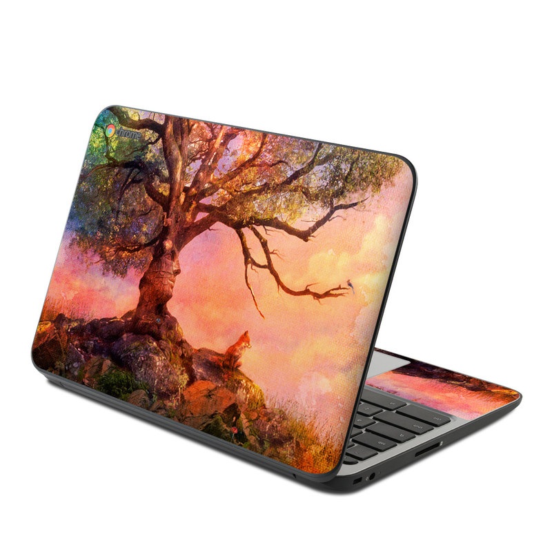 HP Chromebook 11 G4 Skin - Fox Sunset (Image 1)