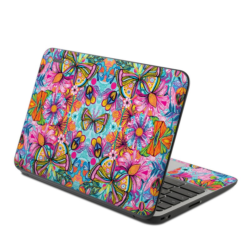 HP Chromebook 11 G4 Skin - Free Butterfly (Image 1)