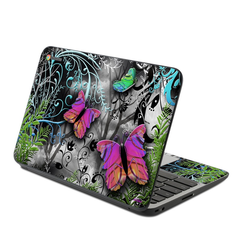 HP Chromebook 11 G4 Skin - Goth Forest (Image 1)