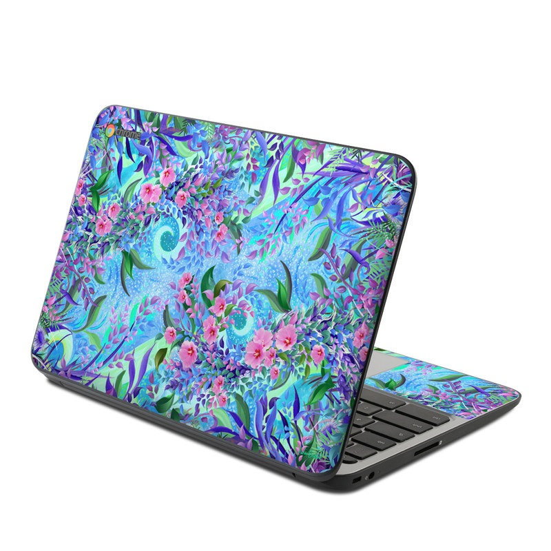 HP Chromebook 11 G4 Skin - Lavender Flowers (Image 1)