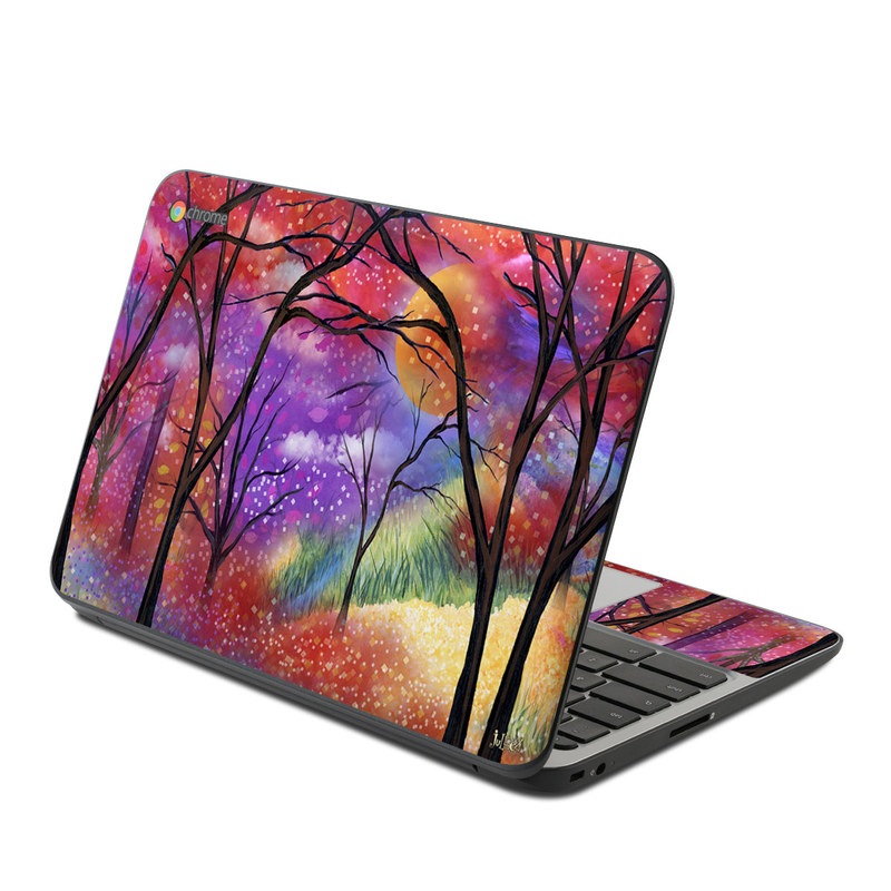 HP Chromebook 11 G4 Skin - Moon Meadow (Image 1)