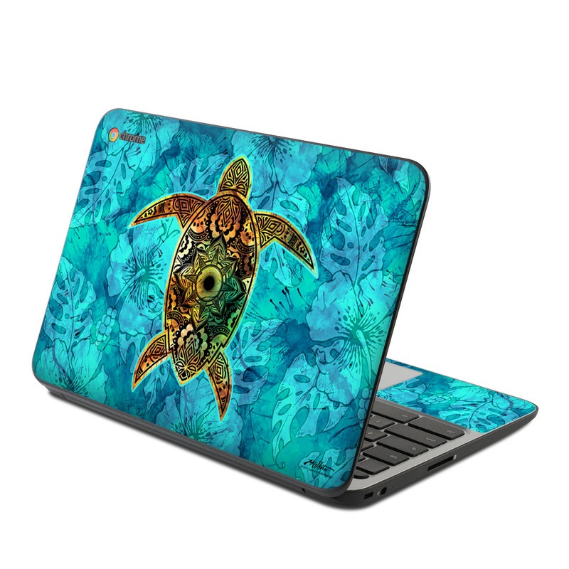 HP Chromebook 11 G4 Skin - Sacred Honu (Image 1)