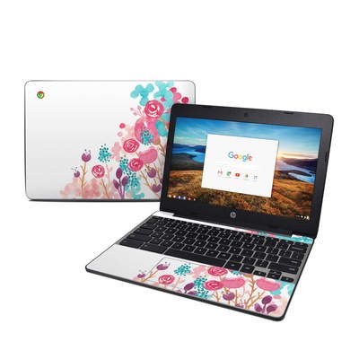 HP Chromebook 11 G5 Skin - Blush Blossoms