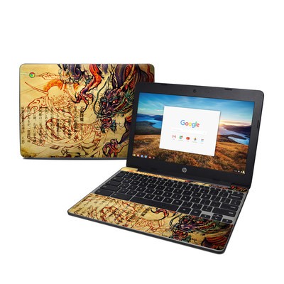 HP Chromebook 11 G5 Skin - Dragon Legend