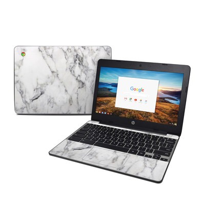 HP Chromebook 11 G5 Skin - White Marble