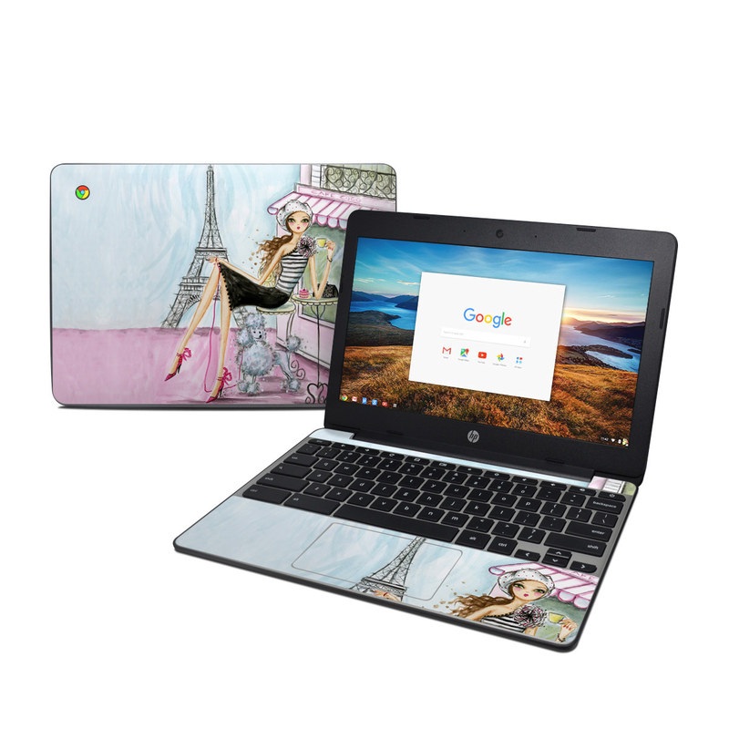 HP Chromebook 11 G5 Skin - Cafe Paris (Image 1)