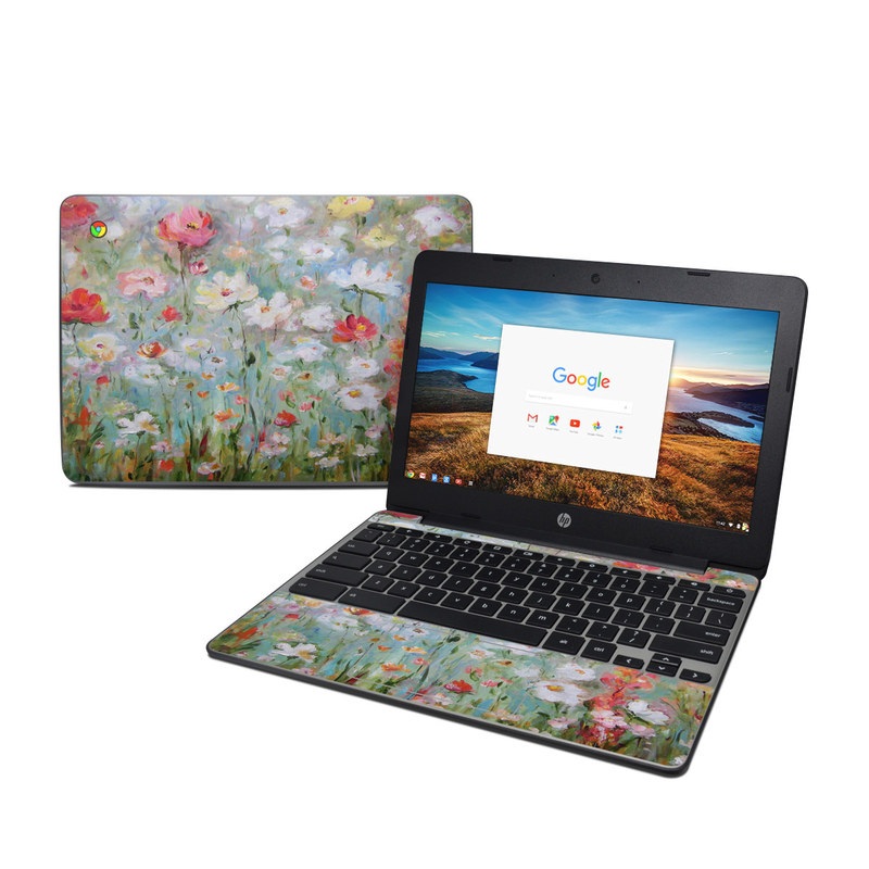 HP Chromebook 11 G5 Skin - Flower Blooms (Image 1)