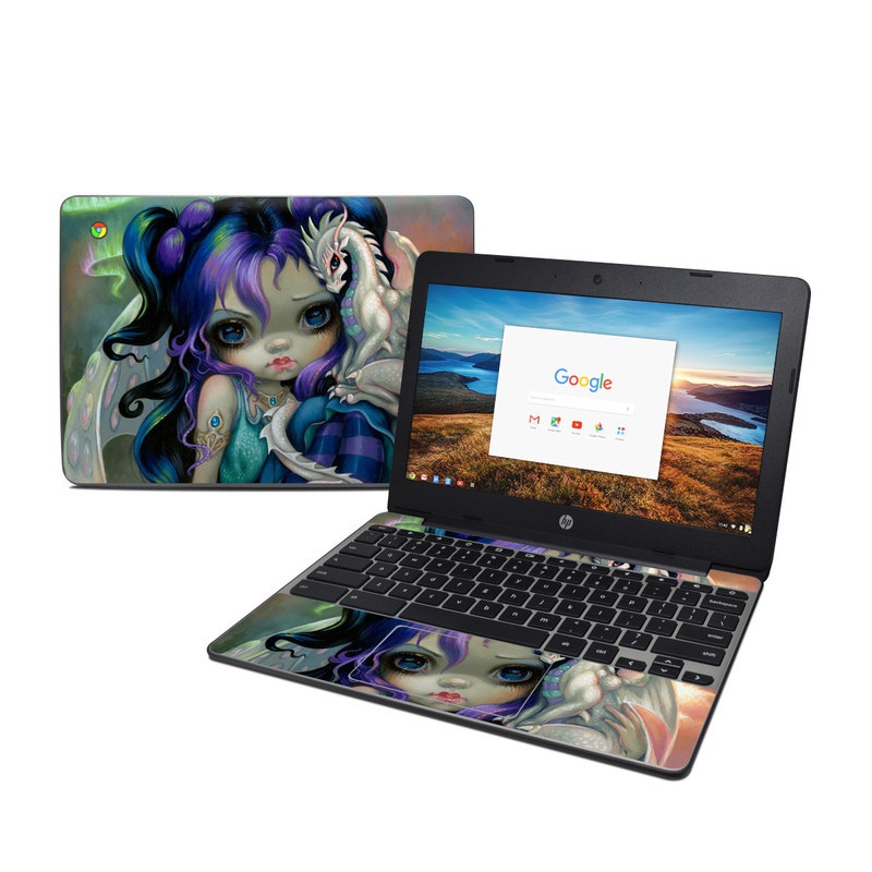HP Chromebook 11 G5 Skin - Frost Dragonling (Image 1)
