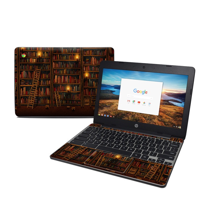HP Chromebook 11 G5 Skin - Library (Image 1)