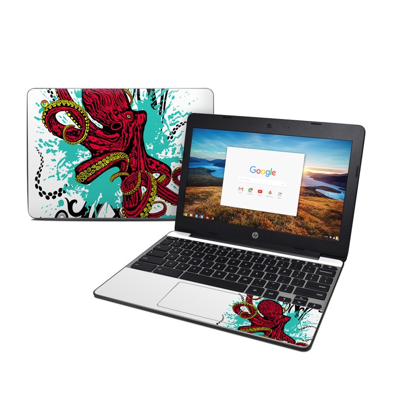 HP Chromebook 11 G5 Skin - Octopus (Image 1)