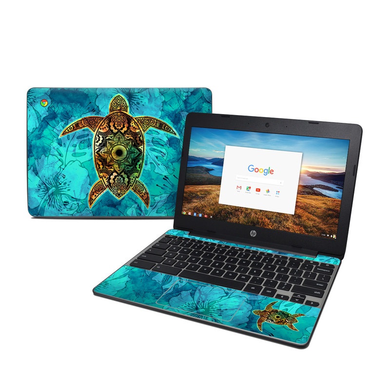 HP Chromebook 11 G5 Skin - Sacred Honu (Image 1)