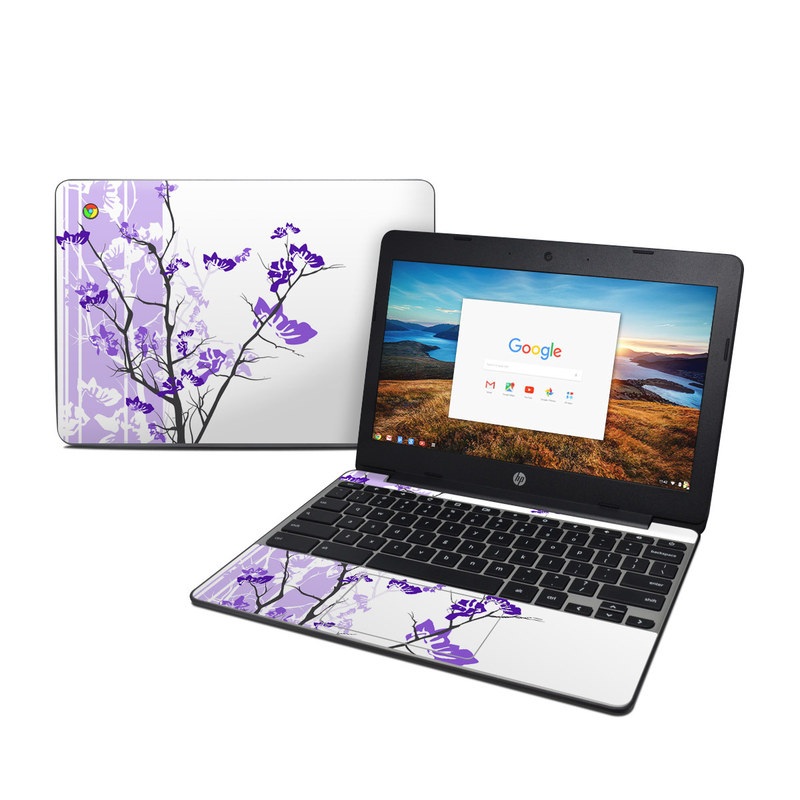 HP Chromebook 11 G5 Skin - Violet Tranquility (Image 1)